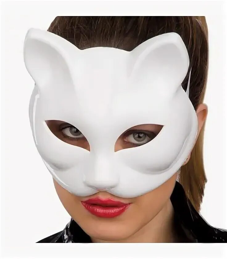 Маска квадробика идеи для окраса кошка. Маска кошки. карнавальная маска кошка. маска пластиковая. маска карнавальная белая.