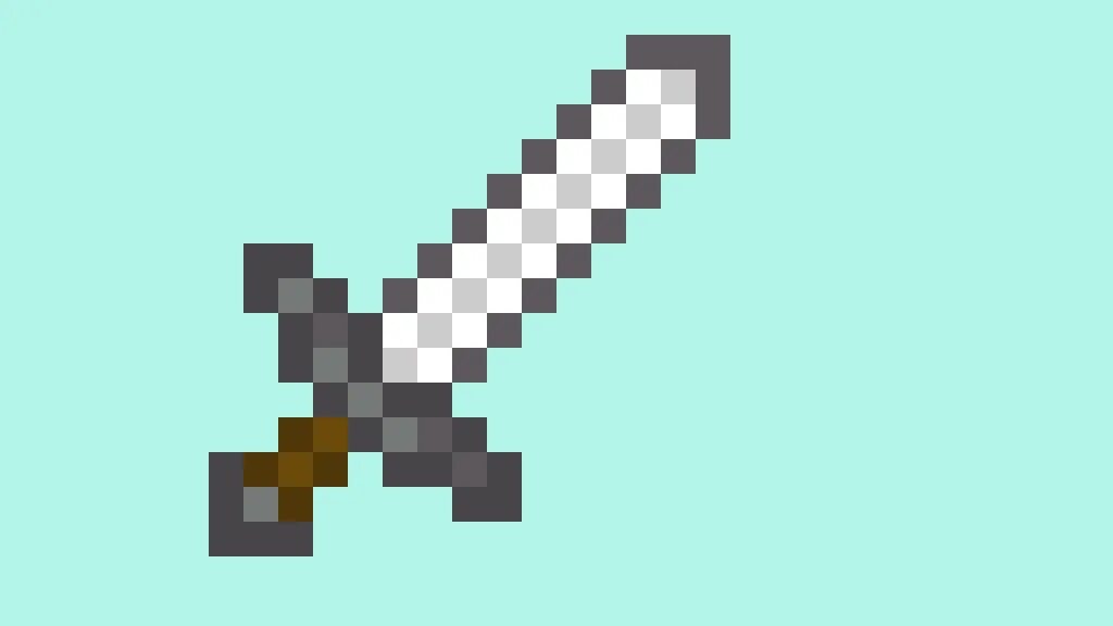 Майнкрафт оружие без. Железный меч майнкрафт 1.14. Железный меч Minecraft. Железный меч в МАЙНКРАФТЕ. Железный меч из МАЙНКРАФТА.