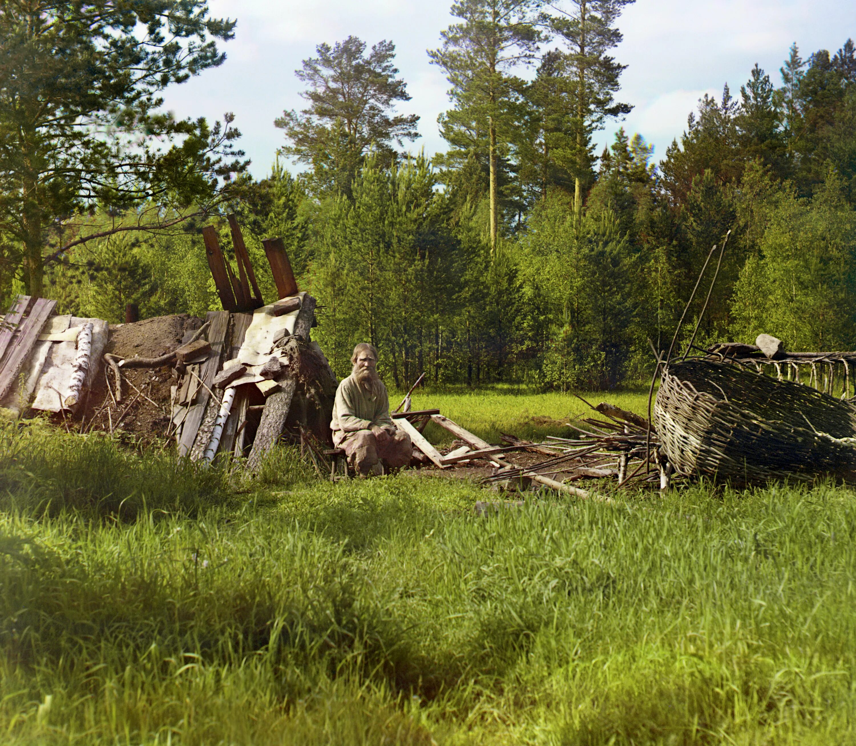 Поселенец в чужих местах. Проскурин Горский 1902. Сергея Михайловича Прокудина-Горского.