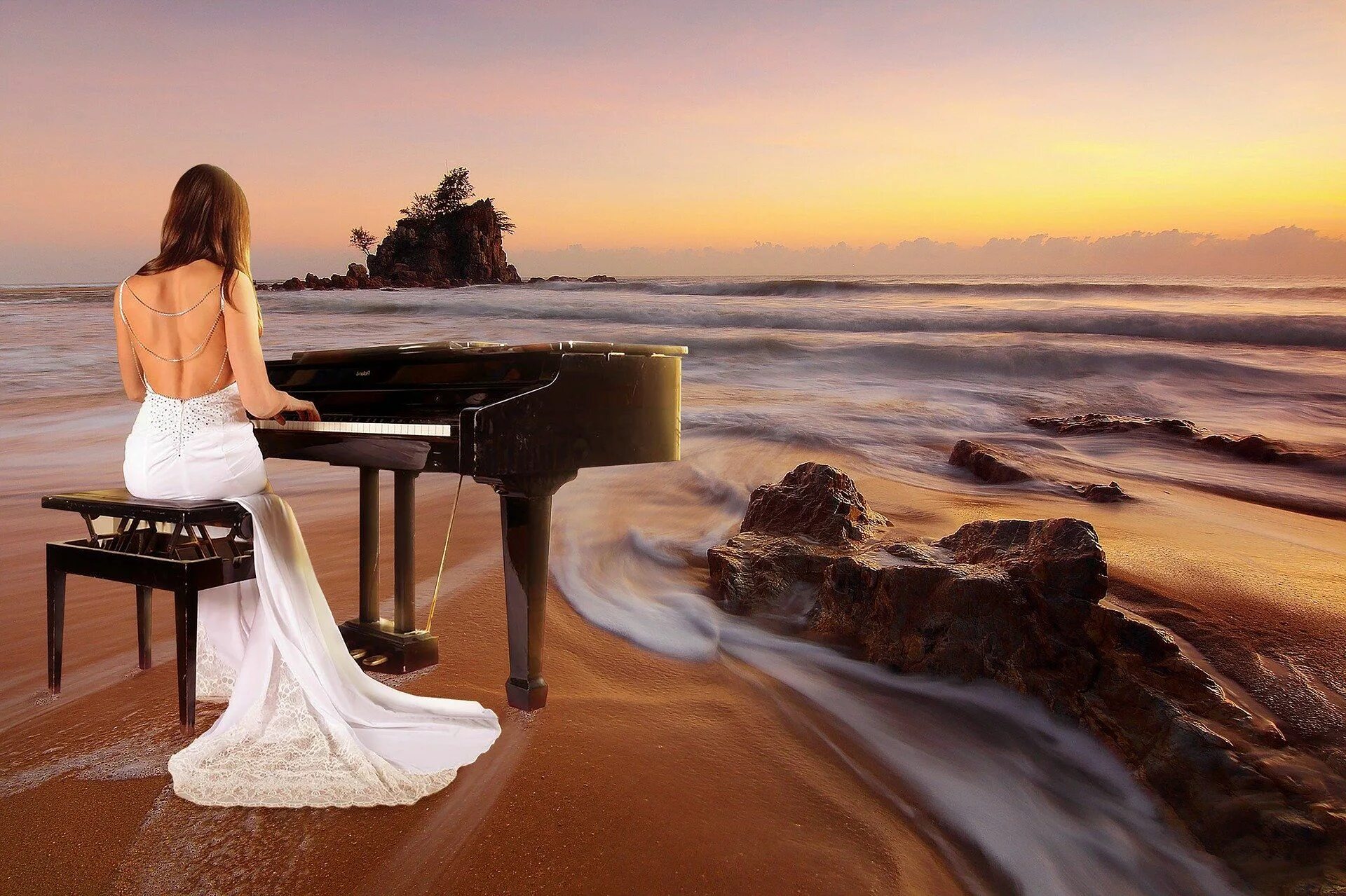 Красивая музыка мп3. Рояль и море. Пианино на берегу моря. Романтическое пианино. Фортепиано и море.