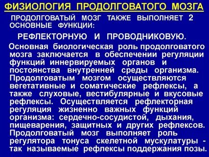 Функции центральной нервной системы физиология