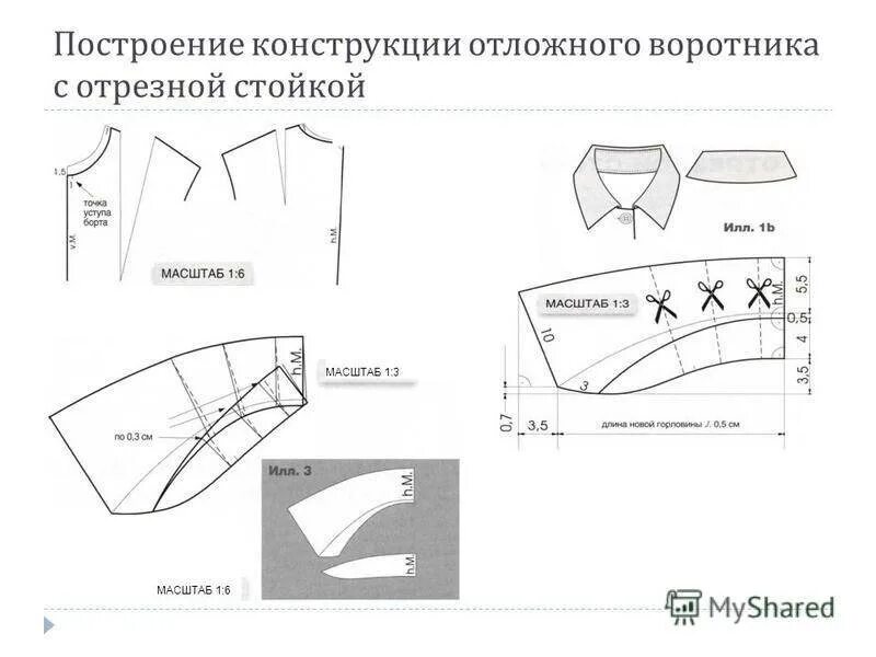 Стояче отложной воротник с отрезной стойкой построение. Построение воротника. Построение стояче отложного воротника без стойки. Построение отложного воротника с цельнокроеной стойкой. Построение выкройки рубашечного воротника с отрезной стойкой.