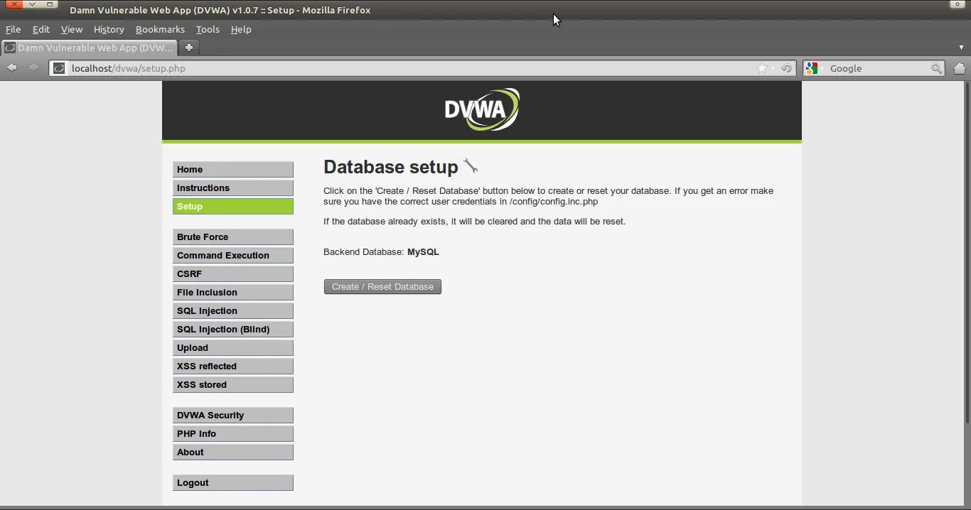 Web install