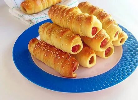 Сосиски в тесте заливные