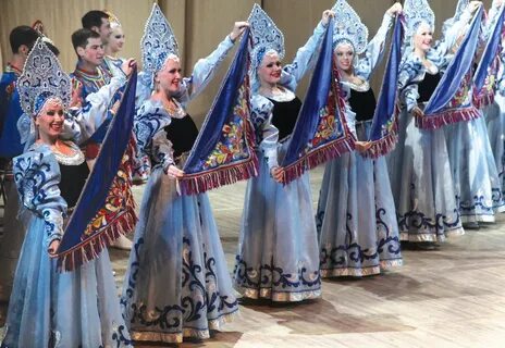Танец с платочками русский народный