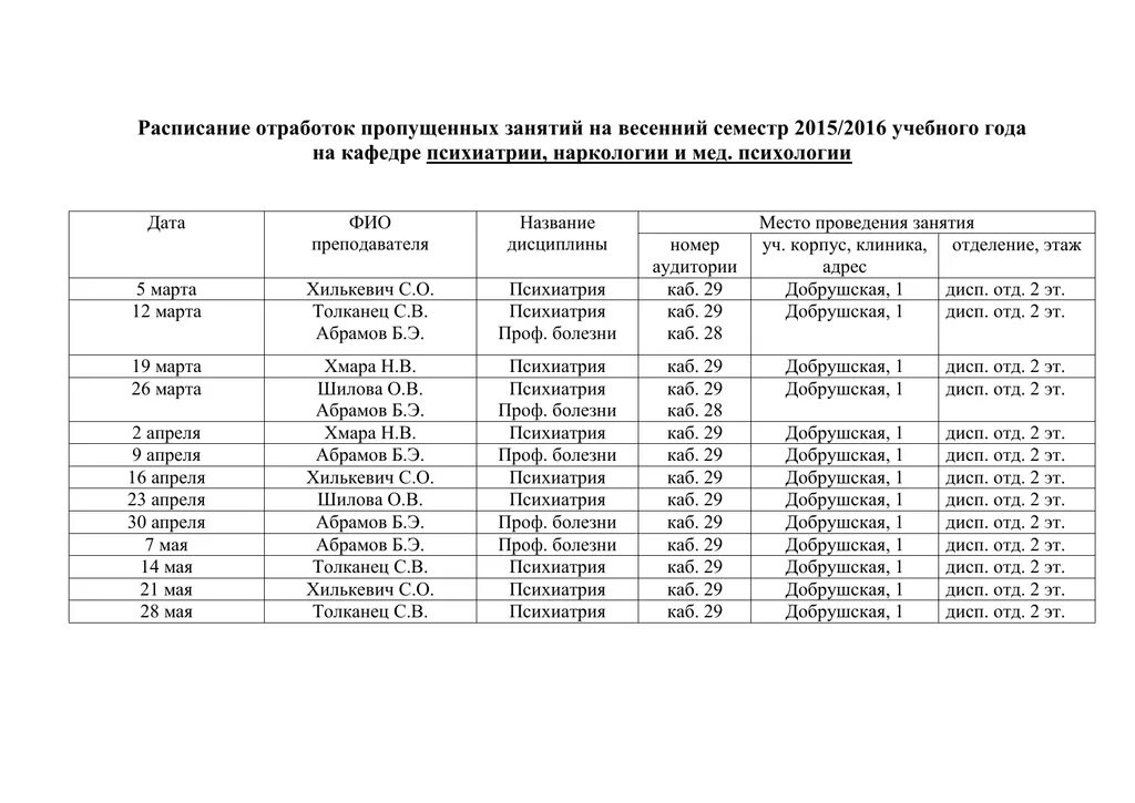 Платные отработки в медицинском универе. График отработки в школе. график отработки на пришкольном участке. график отработок. график отработок пропущенных занятий.