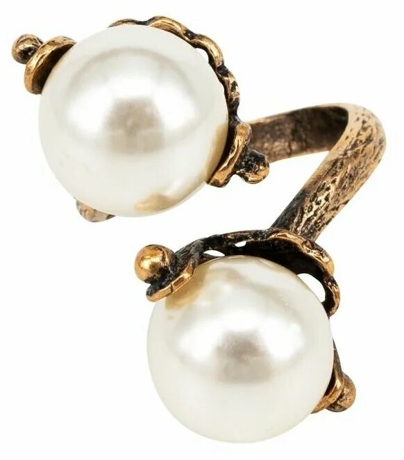 Серьги italy graziella 330/468 с жемчугом. Две жемчужины. Серьги с двумя жемчужинами и на винту. Две жемчужины. Кольцо диор золото.