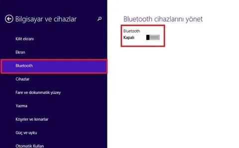 Блютуз виндовс 8.1