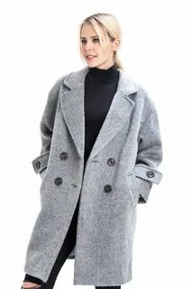 Полупальто из шерсти женское