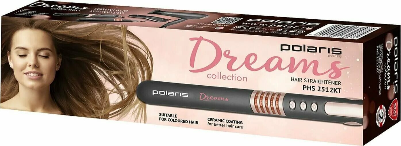 Выпрямитель Polaris PHS 2512kt. Polaris стайлер Polaris PHS 2512kt Dreams collection. Плойка Polaris Dreams collection. Поларис выпрямитель для волос керамический 2512кт.