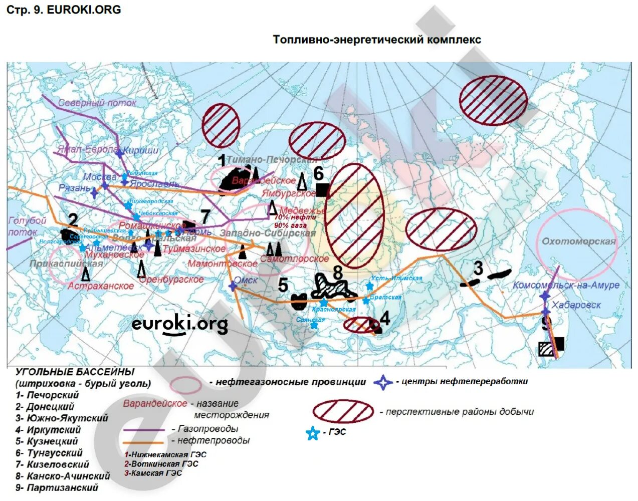 Центры переработки нефти и газа. Контурная карта ТЭК России география 9 класс. Контурная карта топливно энергетический комплекс России 9 класс. Топливно-энергетический комплекс география 9 класс карта России. Топливно-энергетический комплекс России 9 класс география.
