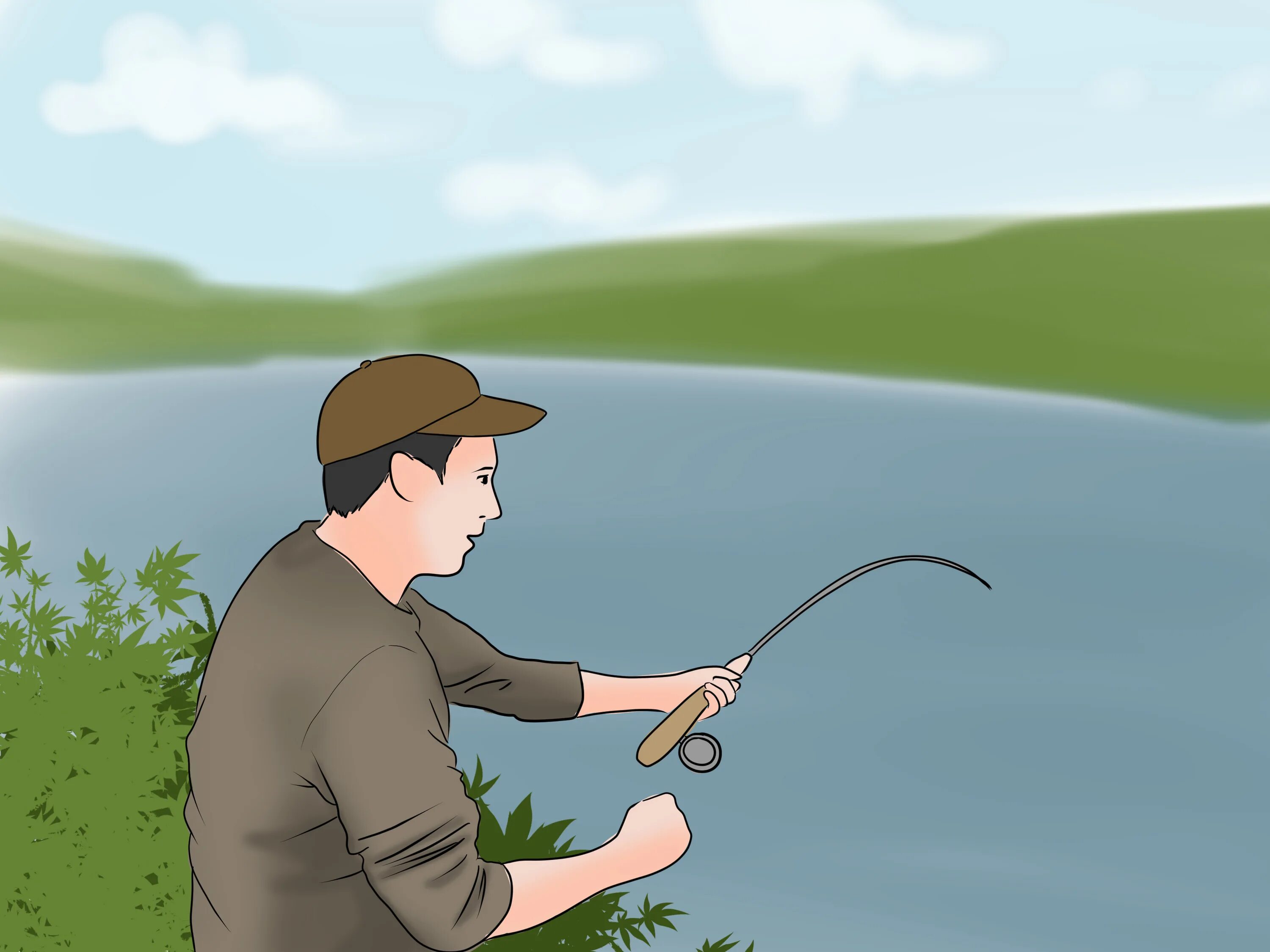 Научу ловить рыбу. Рыбачить притугами. Рыбалка при выживании. Лучше научить ловить рыбу. I like going fishing
