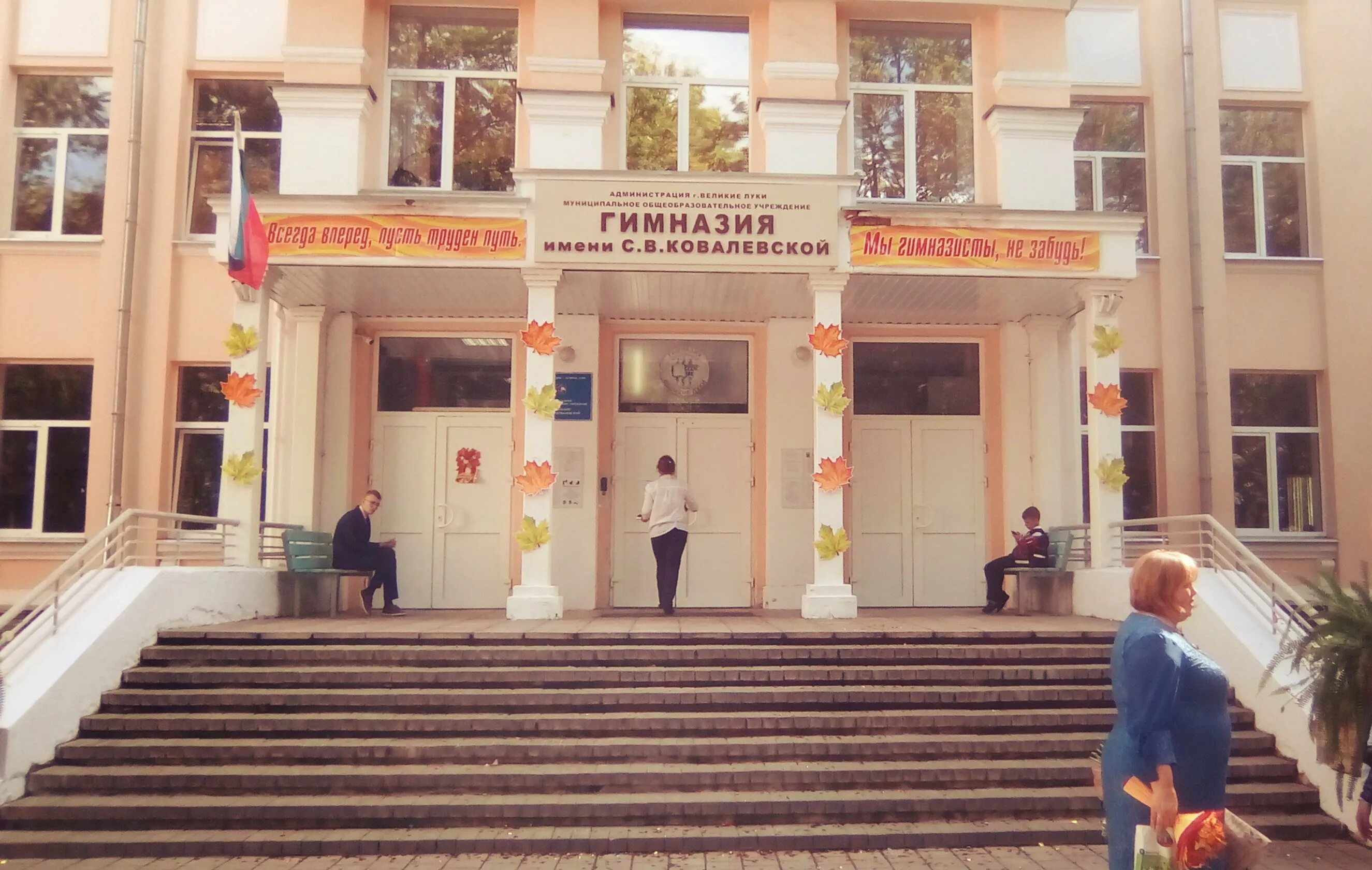 Гимназия платона левшина здание. Пржевальский смоленская гимназия. Л. Название гимназии. Гимназия имени ковалевской великие луки.