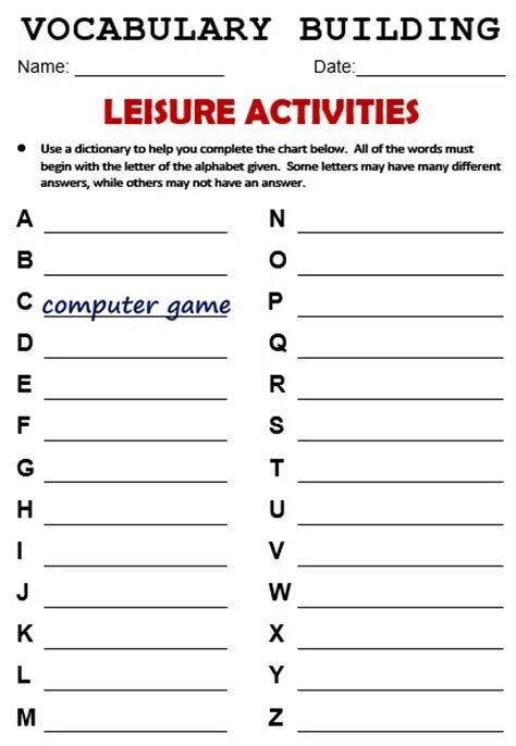 Leisure activities использование. Leisure worksheets. Hobbies vocabulary exercises. Activities worksheets. Leisure activities list.