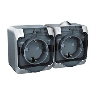 Розетка pa16 044b ip44