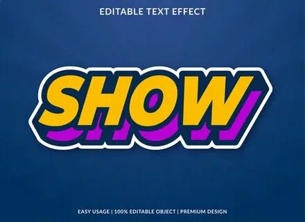 Text show