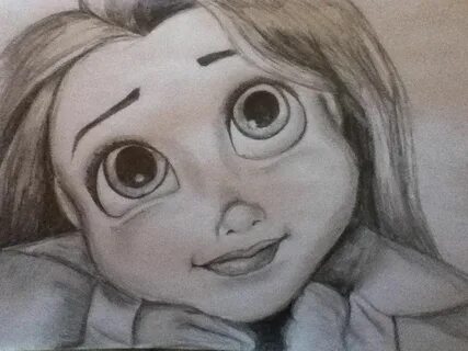 Рапунцель нарисовать легко