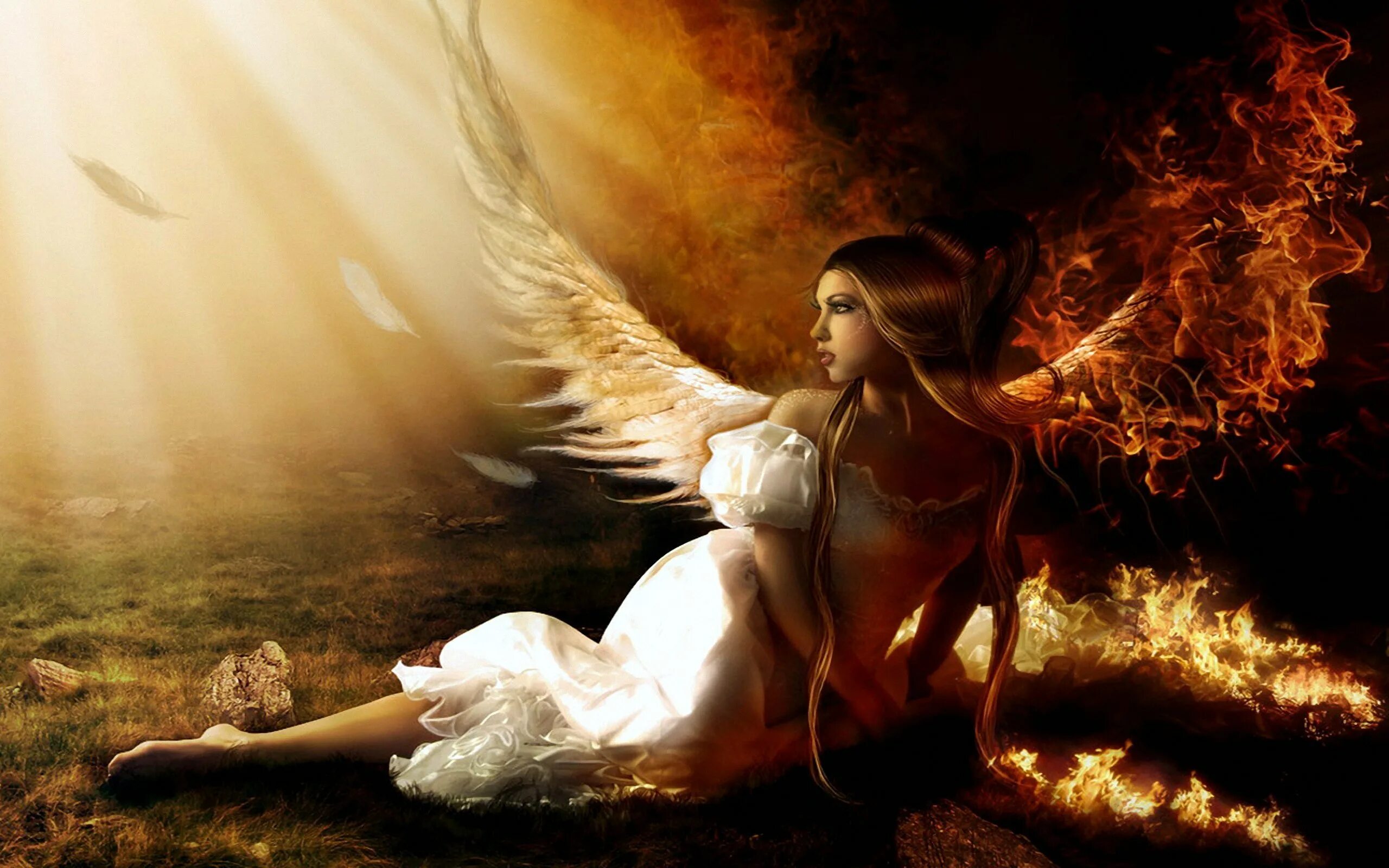 Сгорающие крылья. Ангел фэнтези. Девушка - ангел. Ангел с крыльями. Девушка с крыльями.