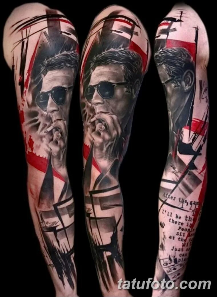 стиль тату треш полька. рукав трешполька мужской. Simone pfaff and volko merschky. треш полька. тату стиль трэш.