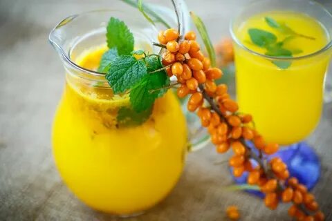 Рецепт чая с облепихой для заморозки