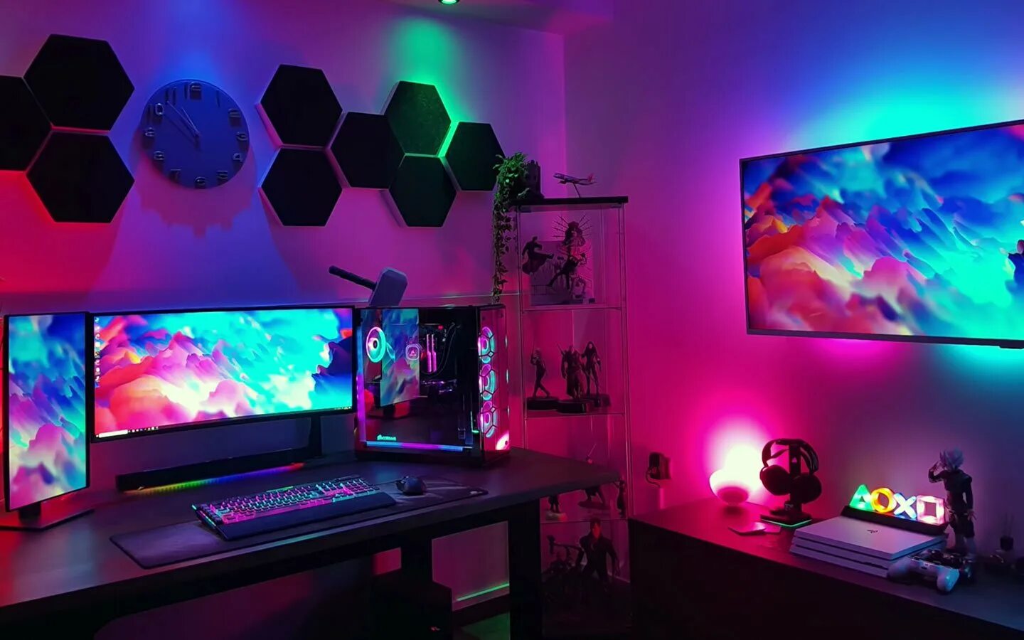 Lit pc rgb