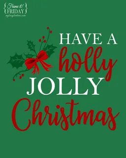 A holly jolly christmas