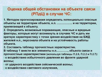 Общая обстановка это