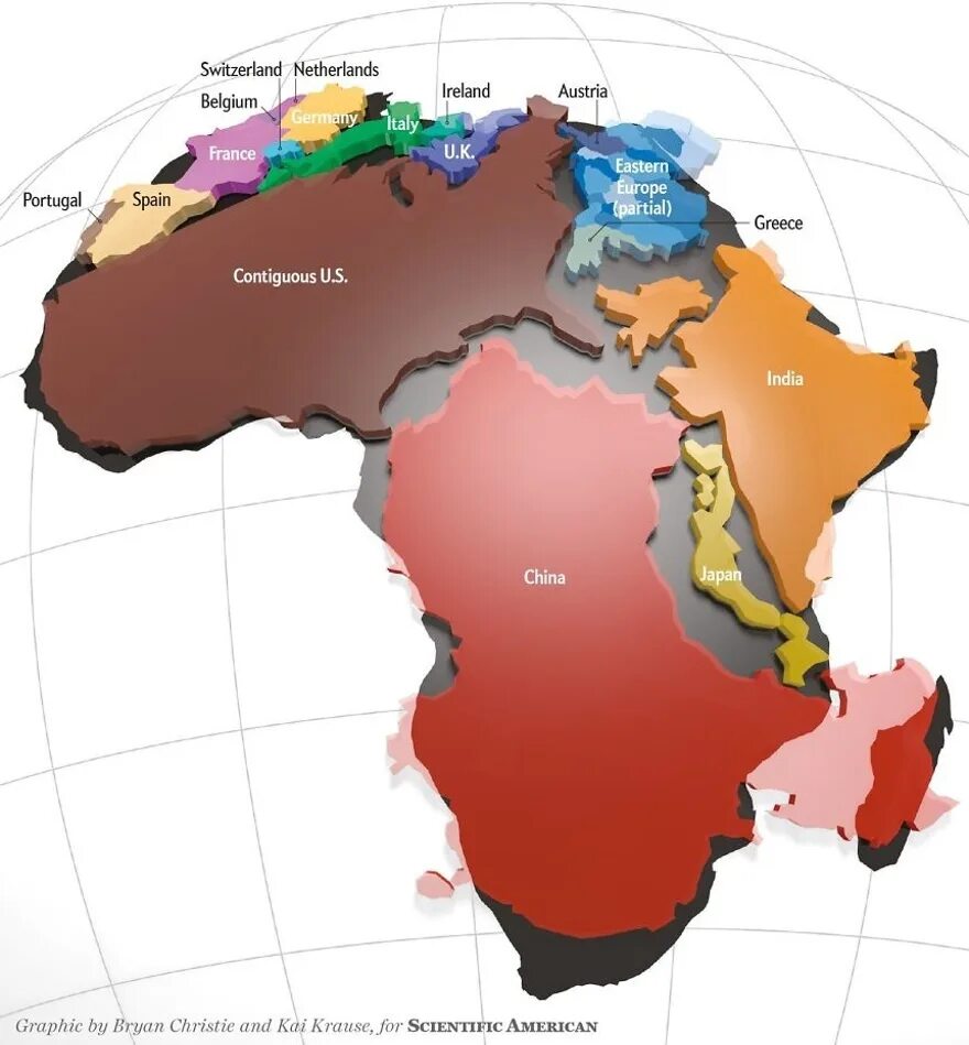 Территория африки и россии. Размер Африки. Размер континента Африка. Реальный размер России на фоне Африки. Реальные Размеры Африки и Евразии.