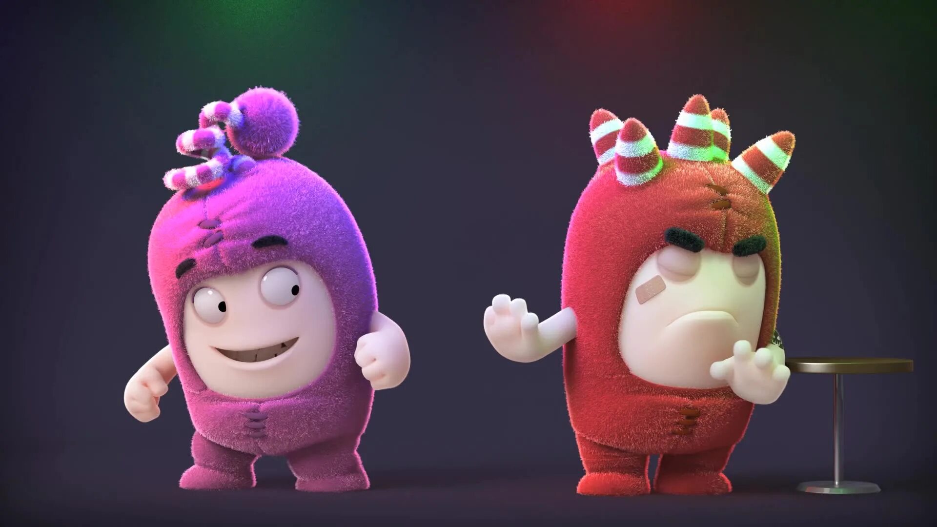 3 чудика. 3 чудика. лохматый чудик. смешные мордашки. Oddbods pogo.