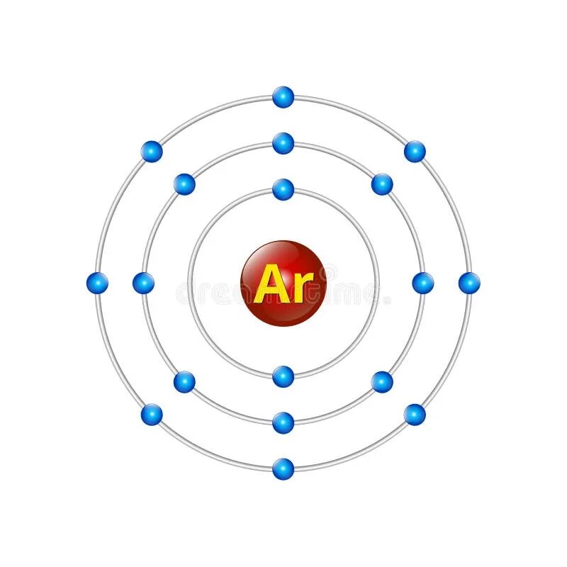 Схема строения атома ar. Модель атома аргона. аргон структура атома. планетарная модель атома. атом аргона рисунок.