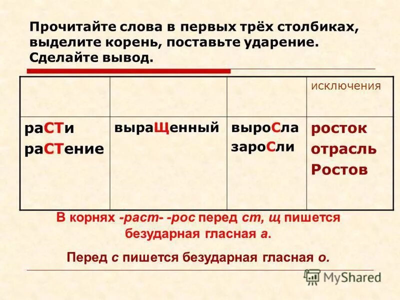 Тест раст рос 5 класс