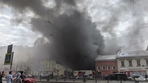 Пожар спб сегодня московский