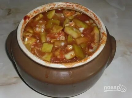 Кабачки в горшочках в духовке