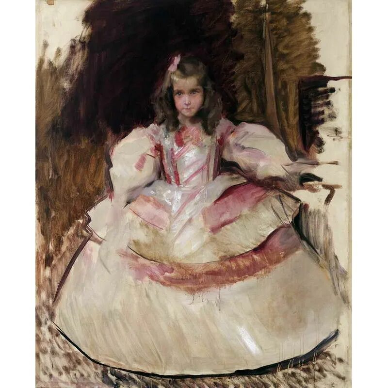 Maria nina nina. Joaquín Sorolla портреты. Хоакин Соролья la Niña María Figueroa vestida de menina. Музей Прадо картина девочка блондинка. Мадрид портрет толстой девочки.