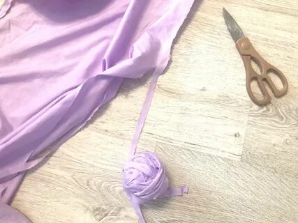 Как сделать пряжу из футболки