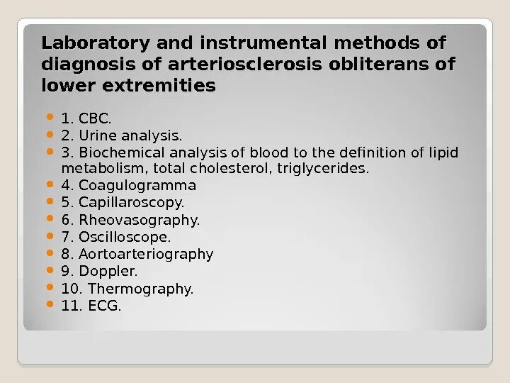 Laboratory methods
