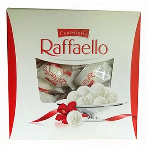 Raffaello t30x8x1. Конфеты в коробке Рафаэлло и Ферреро. Коробка конфет Рафаэлло. Рафаэлло конфеты.