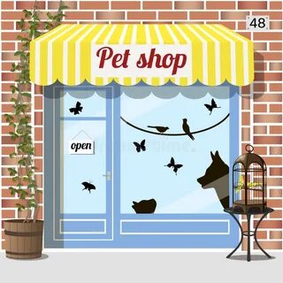 There was a pet shop there