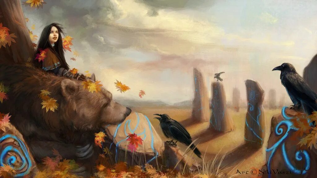 By autumn i
