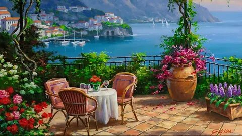 (220 pieces jigsaw puzzle) Mediterranean view.