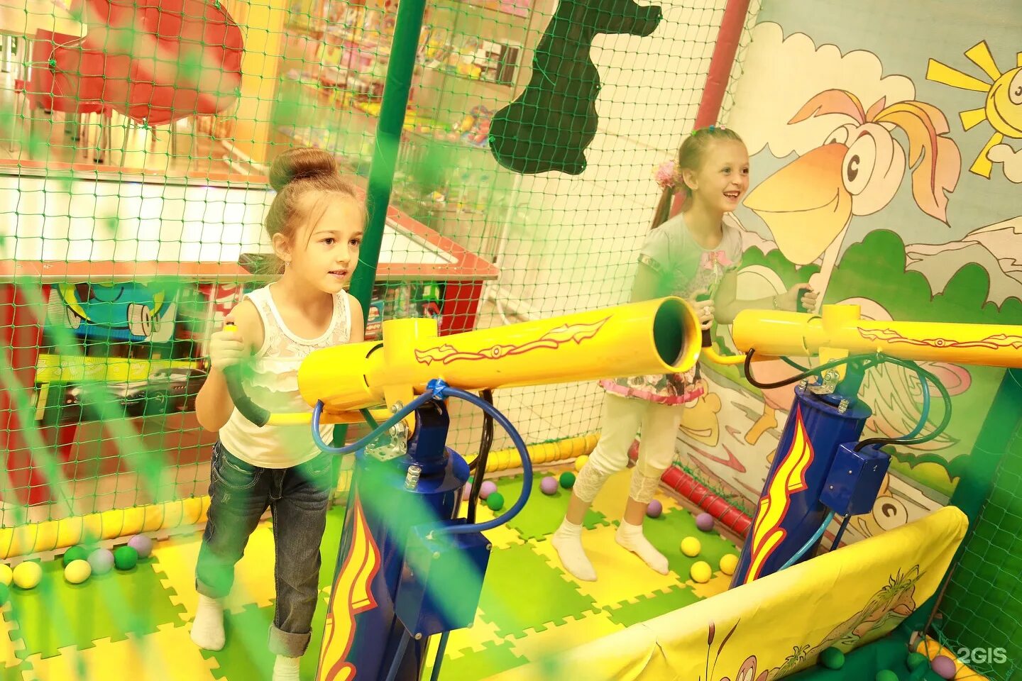 Простор Прокопьевск развлекательный центр для детей. Воздушная пушка. Симба развлекательный центр.