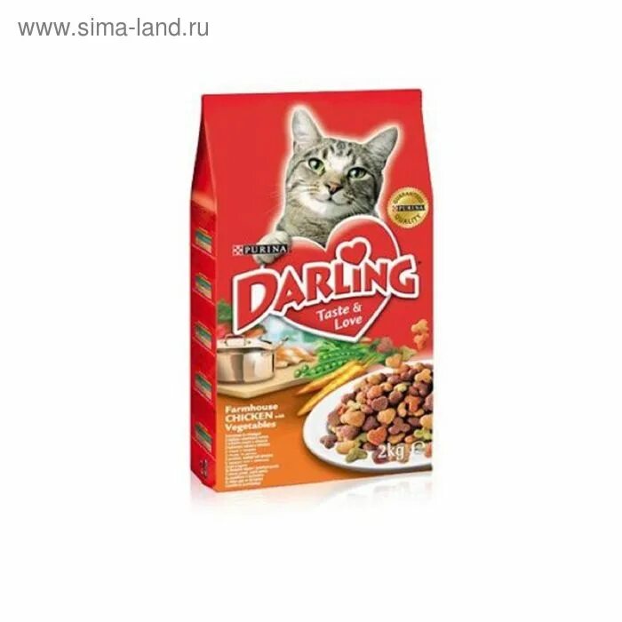 Корм для кошек дарлинг купить. Сухой корм для кошек Дарлинг. Корм Darling сухой для кошек мясо овощи 2кг. Пурина Дарлинг для кошек. Корм Дарлинг кошек 10 кг.