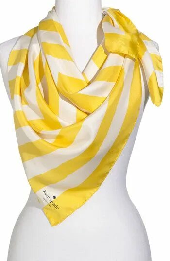 Платок полоска. Жёлтый полосатый шарф. Платок шелковый в полоску. Шелковый шарфик в полоску. Жёлтый летний шарф.