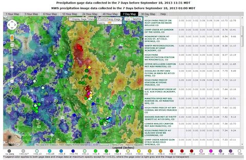 Карта осадок воскресенска
