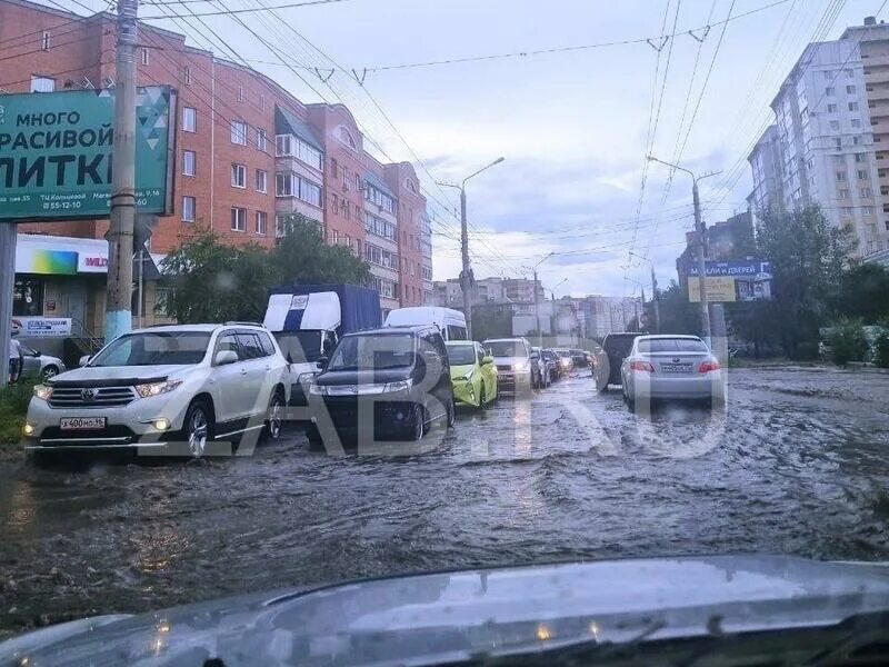 Ураган. Ураган в Чите. Ливень в Чите.