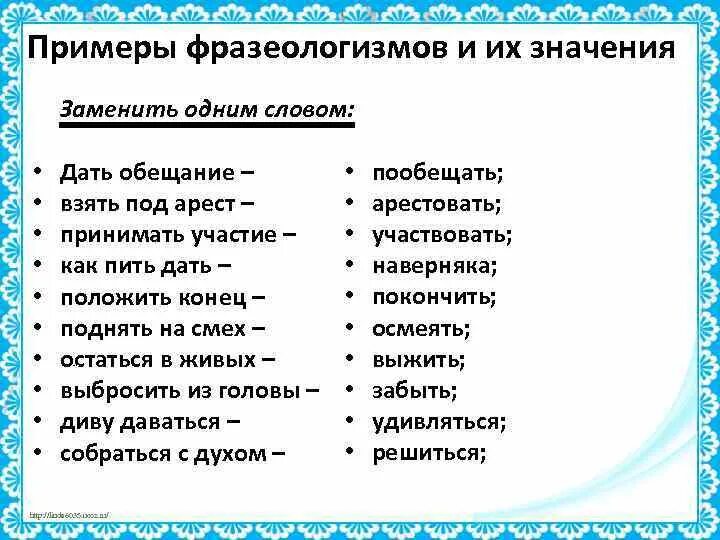 Фразеологический оборот синоним. Фразеологизмы примеры. Фразеологизмы и их значение. 10 Фразеологизмов. Значение фразеологизма.