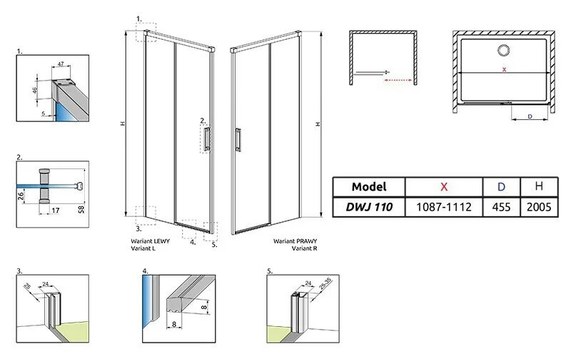 Душевая дверь 160. Premium Plus DWJ 150. Radaway idea DWJ 130. Душевая дверь idea Black DWJ 1400 мм черный профиль /прозрачное стекло 387018-54-01r. 387017-01-01l.