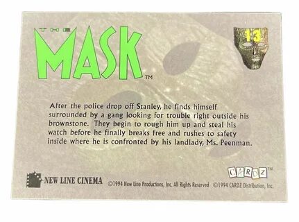 1994 CARDZ The Mask After the Police Drop off Stanley... No13 eBay