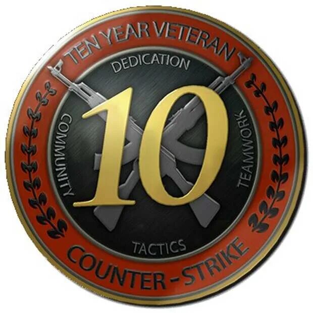 Медаль за преданность кс го. Cs go 10 лет медаль. монета 10 лет службы кс го. медалька 10 лет в кс го. медаль 10 лет службы кс го.