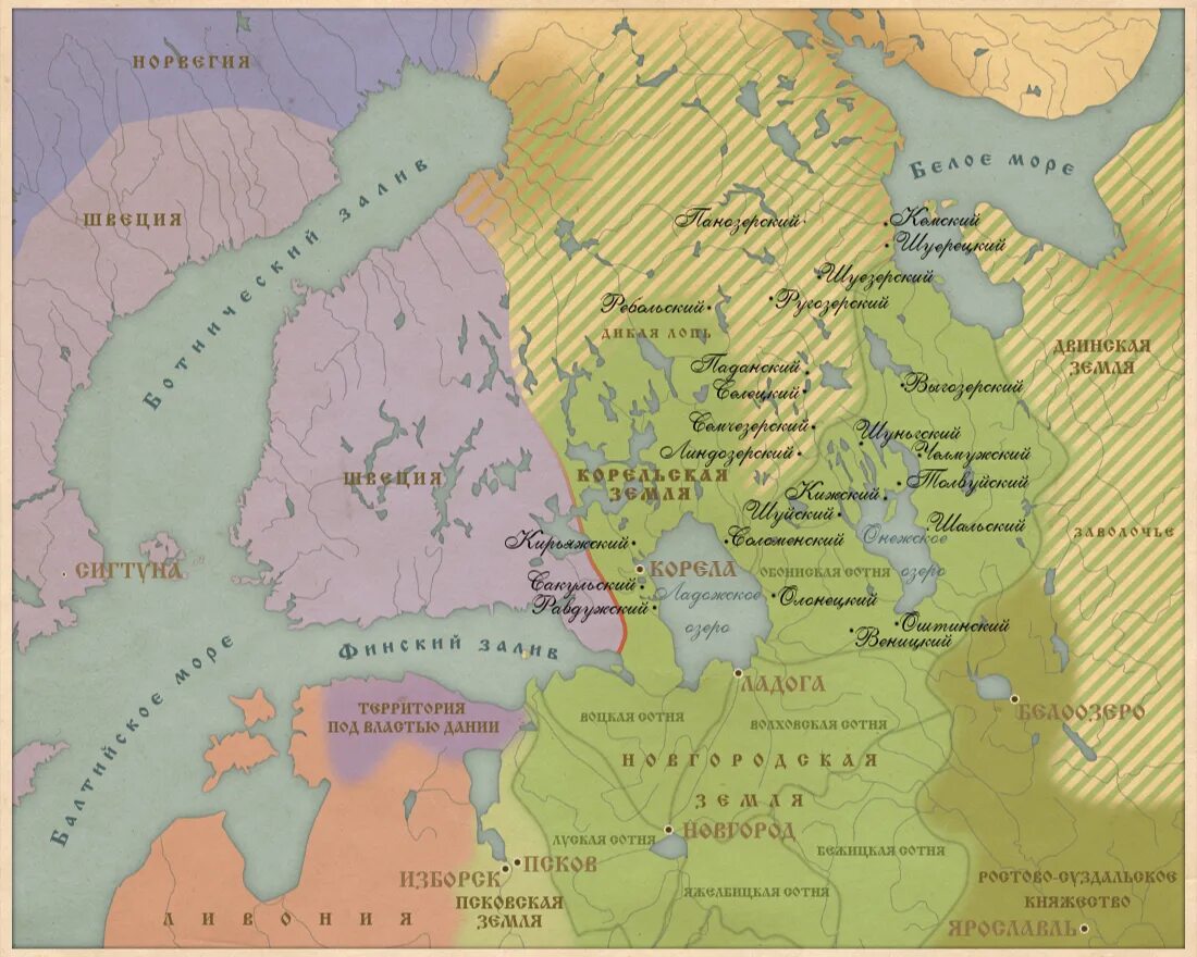 На какой территории находилась новгородская земля. Новгородское княжество карта 12 век. Карта Новгородской Республики 15 века. Псковская Республика в древней Руси Новгород. Карта Новгородской земли в 9 веке.